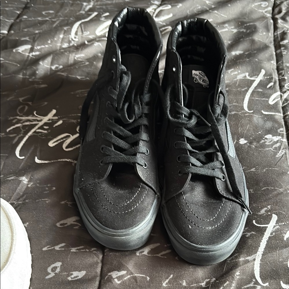 Vans Black High-Top Skate Sneakers